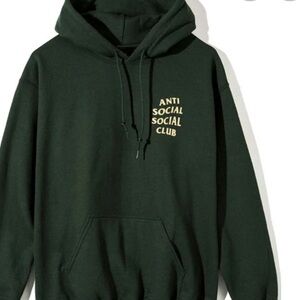 Anti Social Social Club Dark Green Hoodie